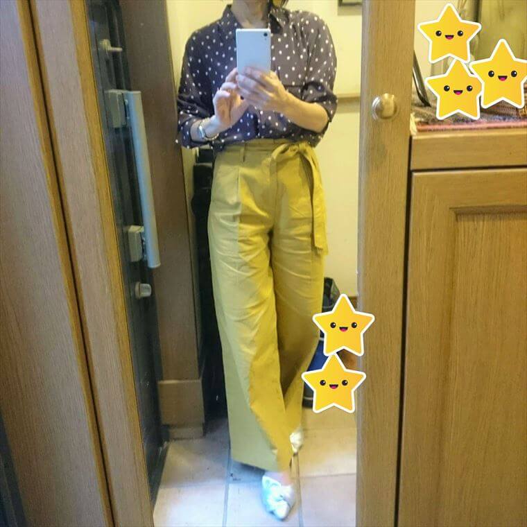 今期初リネンパンツ アラカンが着るユニクロ32 今日は何着る Workingアラカンのリアルコーデ