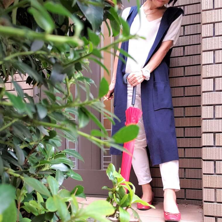 50代の七難隠すロングジレ アラカンが着るユニクロ58 今日は何着る Workingアラカンのリアルコーデ