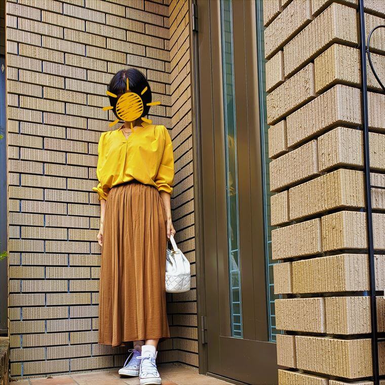 Web会議はとろみブラウスで上半身をキレイ見せ 今日は何着る Workingアラカンのリアルコーデ