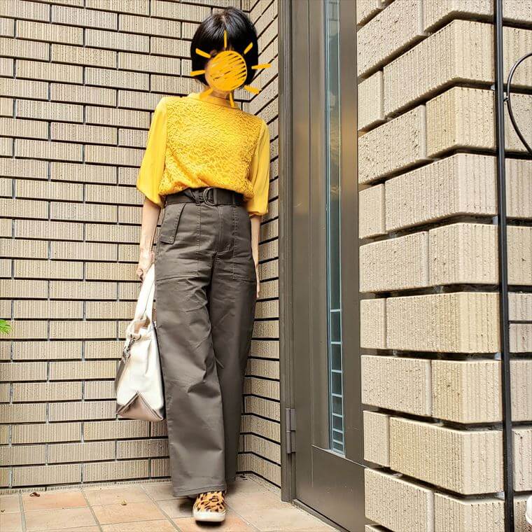 脱 コロナ太り ワイドパンツでつくる細見えａラインシルエット 今日は何着る Workingアラカンのリアルコーデ