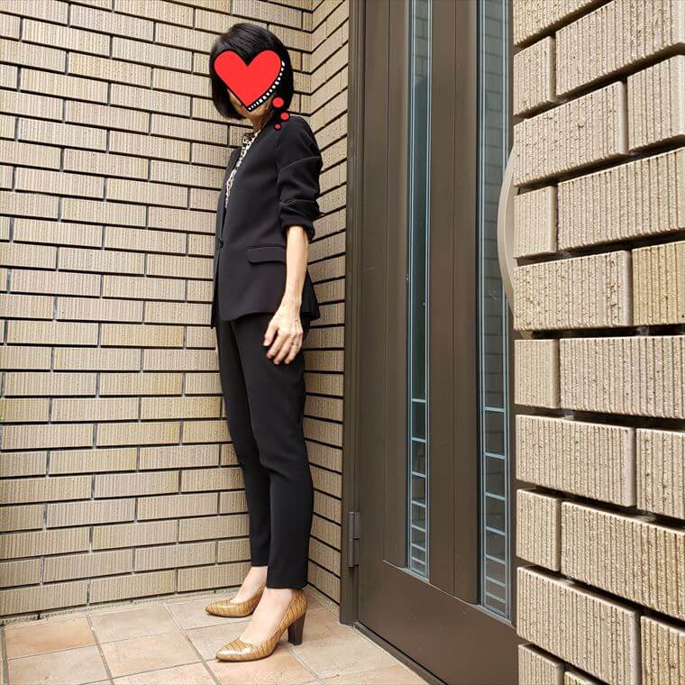 美品✨PLST　プラステ　ストレッチジャケット　テーパードパンツ　XSサイズ PLST】2wayストレッチカラーレスジャケット/テーパードパンツ