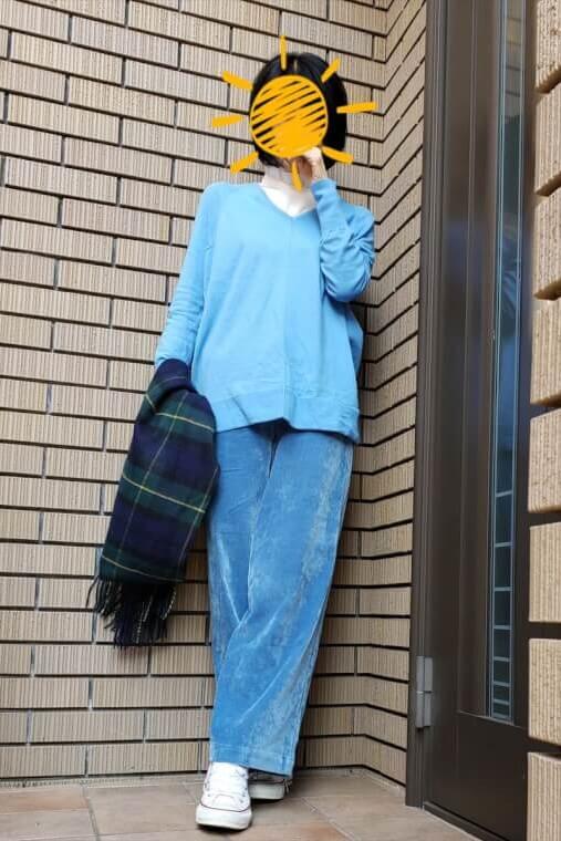 プチプラ服もこの配色でおしゃれ見え 青 白で誰でも即爽やか 今日は何着る Workingアラカンのリアルコーデ