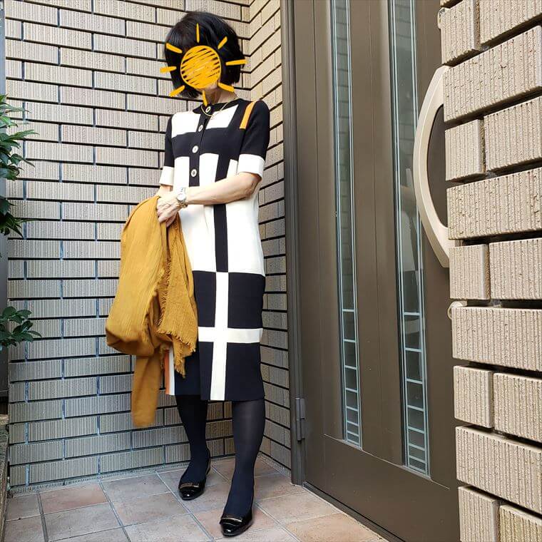 一番使えるのはきちんと華ありニットワンピース 今日は何着る Workingアラカンのリアルコーデ 一番使えるのはきちんと華ありニットワンピース 今日は何着る Workingアラカンのリアルコーデ