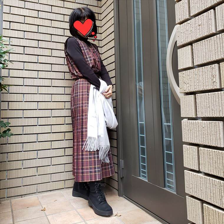 還暦女子が着る女学生風チェック ６０代の仕事服 今日は何着る Workingアラカンのリアルコーデ